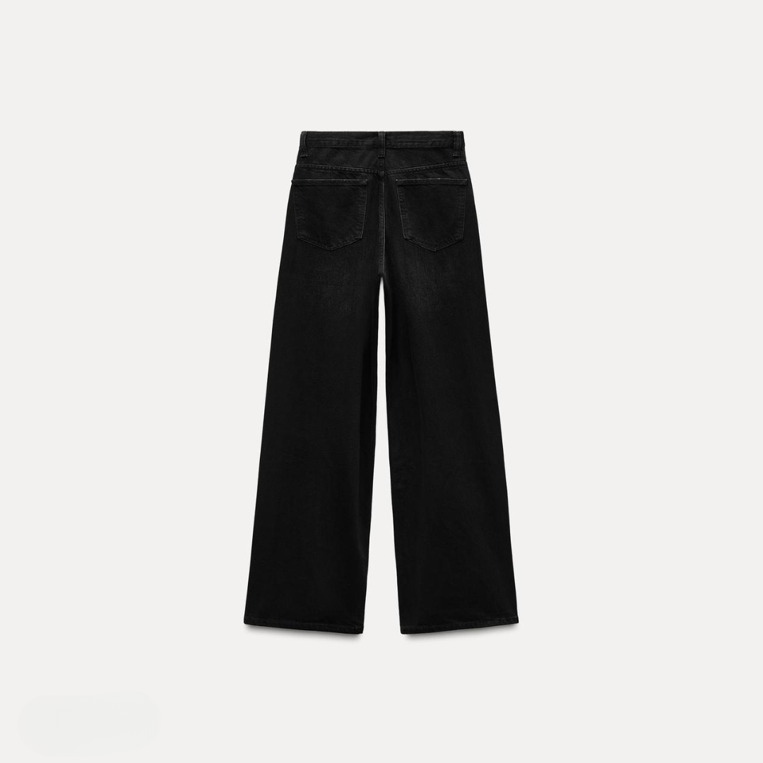 VERA | WIDE-LEG WAISTBAND JEANS