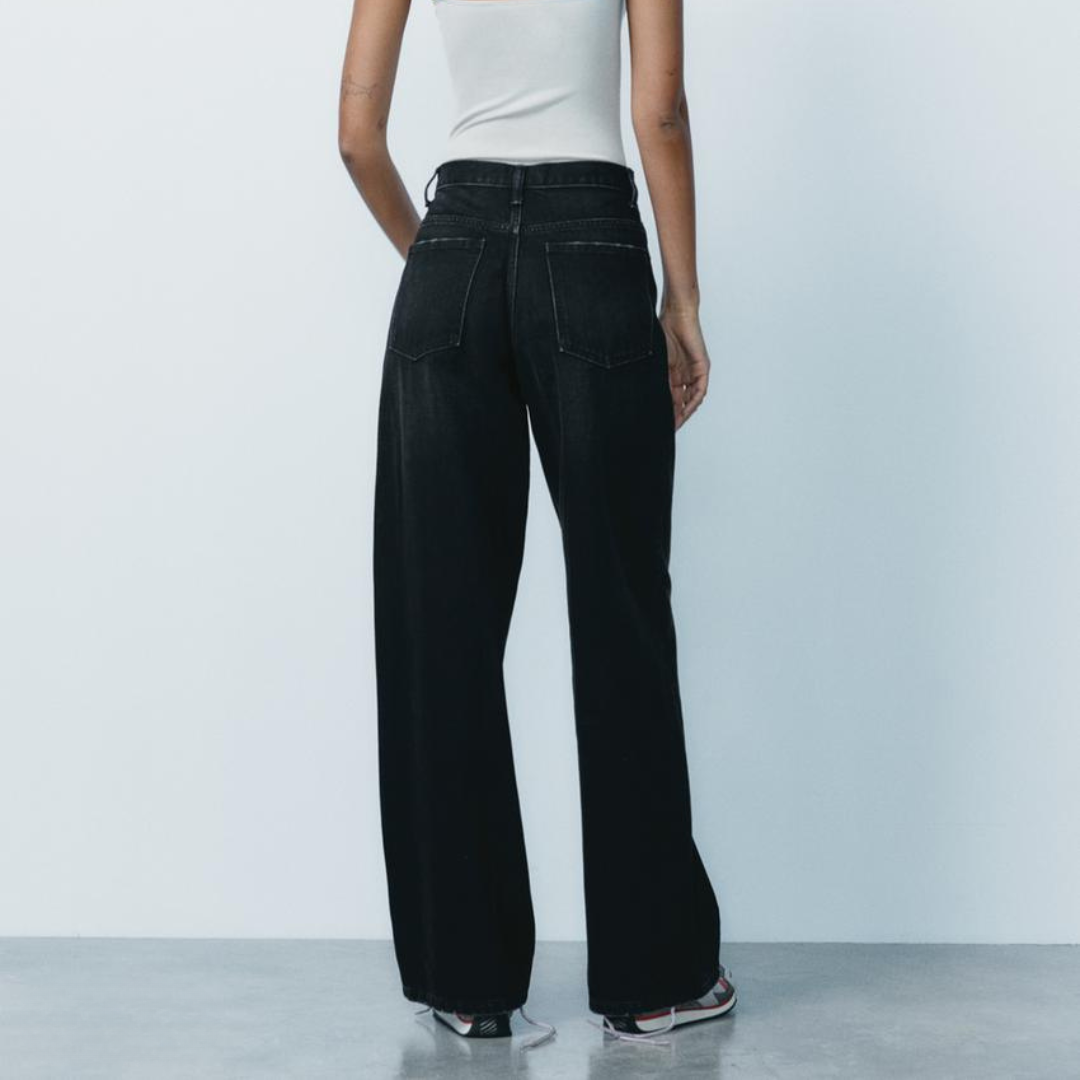VERA | WIDE-LEG WAISTBAND JEANS