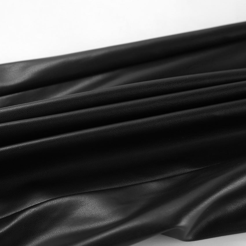 DEBBIE | WIDE-LEG LEREN BROEK