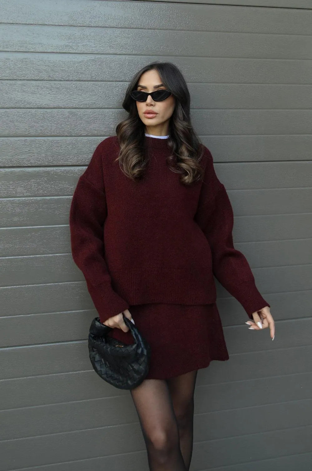 Lorena™ - Gebreid rokpak (top + rok)