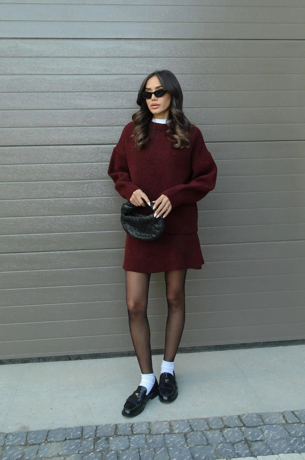 Lorena™ - Gebreid rokpak (top + rok)