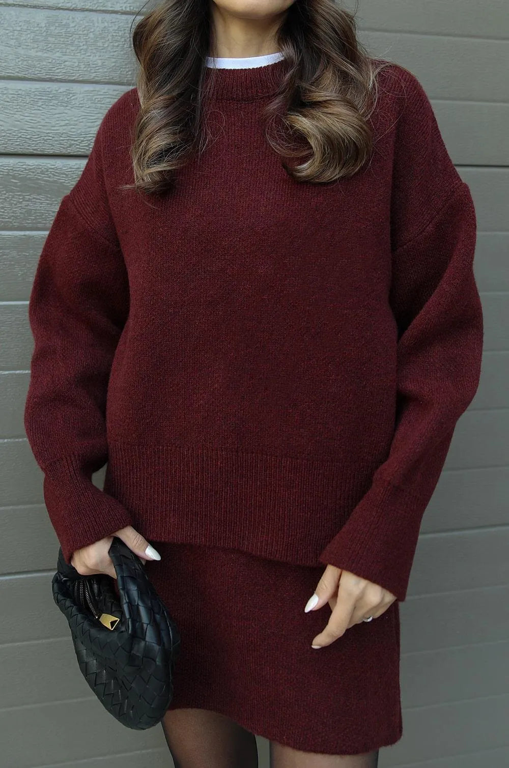 Lorena™ - Gebreid rokpak (top + rok)
