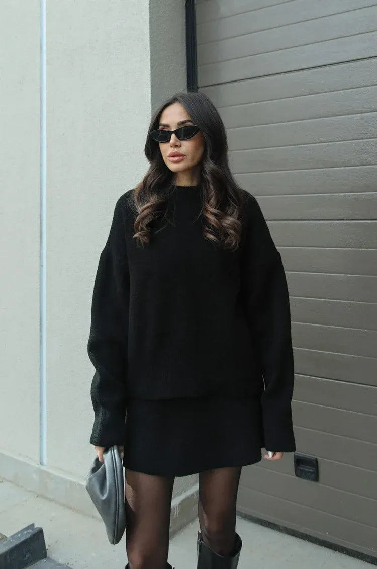 Lorena™ - Gebreid rokpak (top + rok)