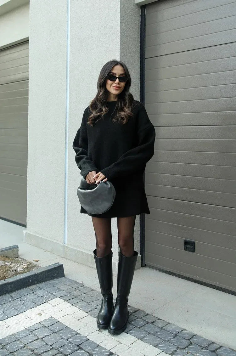 Lorena™ - Gebreid rokpak (top + rok)