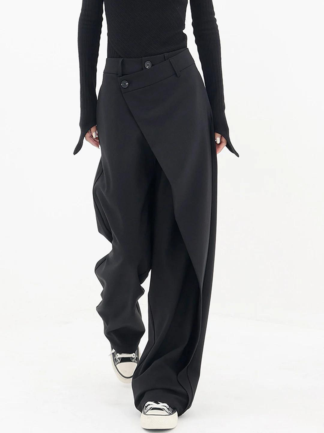 Daphne™ | Asymmetrische baggy broek