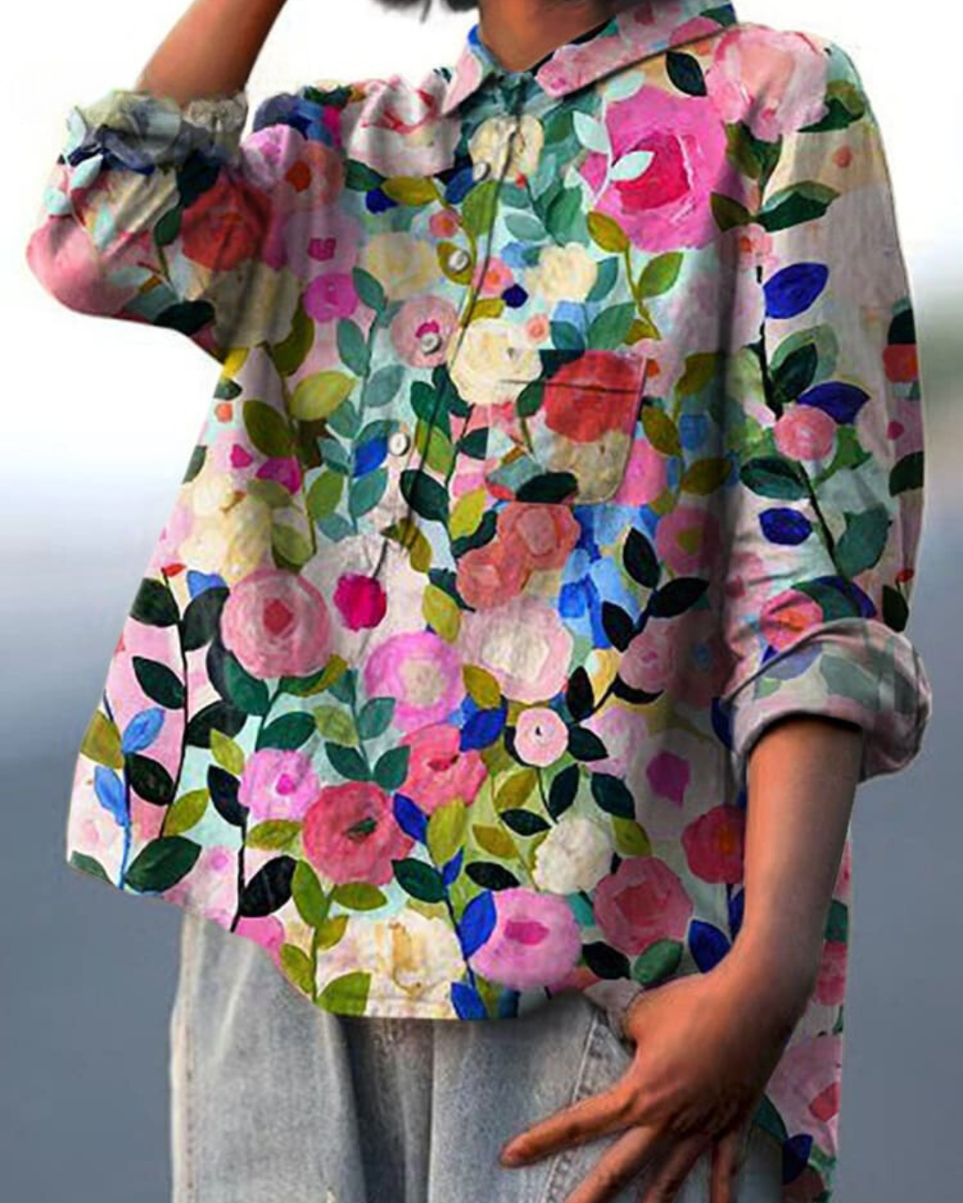 Bella | Blouse met bloemenprint