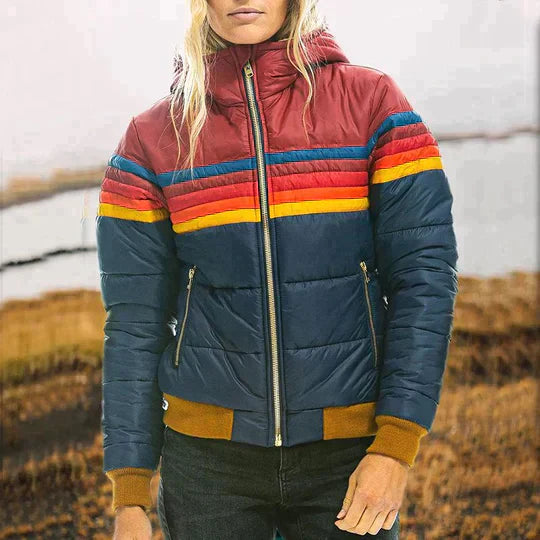 Caterina | Retro parka met capuchon