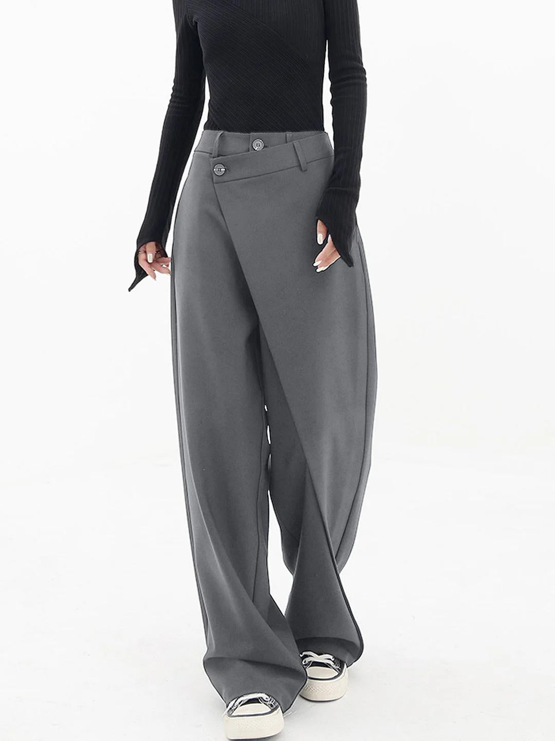 Daphne™ | Asymmetrische baggy broek