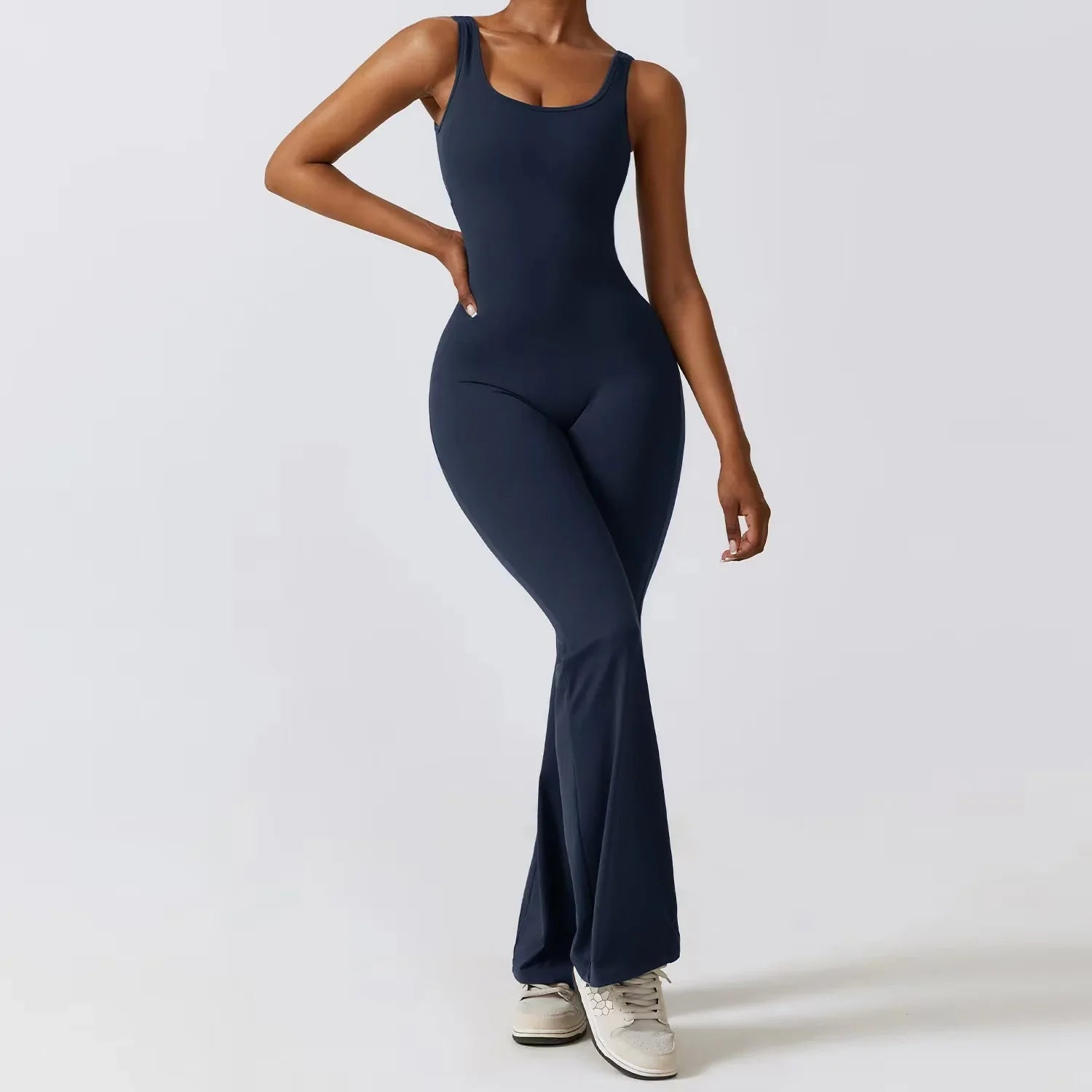 Elena ™ l Yoga jumpsuit met holle rug