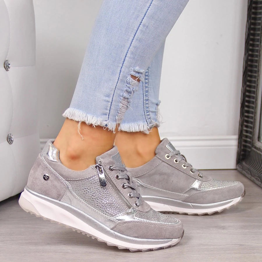 Estelle - Orthopedische Sneakers met Ritssluiting