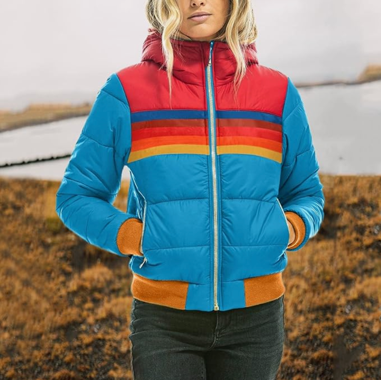 Caterina | Retro parka met capuchon