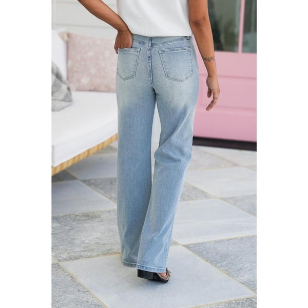 Carolina™ | Vintage jeans met rechte pasvorm en hoge taille